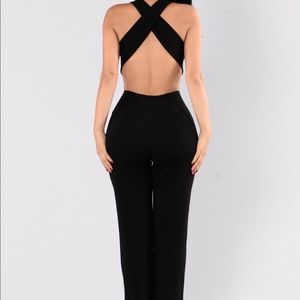 Black Fashion Nova Jumpsuit